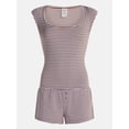 thumbnail image 5 of No Boundaries Cloud Core Scoop Neck Sleep Tee, Women's XXS-3X, 5 of 5