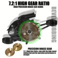 thumbnail image 4 of Electronic Baitcasting Reel - Variable Speed Control, Saltwater-Proof Design for Maximum Casting Performance | High-Torque Motor, Adjustable Braking System, Corrosion-Resistant Alloy Frame, 4 of 9