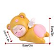 thumbnail image 3 of Sleeping Cat Desktop Ornament Home Decoration Cute Fireplace Desk Indoor Tabletop Piece for Kitchen, 3 of 7