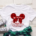 thumbnail image 4 of Camiseta navideña de Mickey Minnie de Disney para mujer, ropa de Navidad con vibraciones para Festival de moda, Tops familiares, camiseta Tumblr 2022, 4 of 5