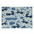 thumbnail image 1 of Horse Cutting Board, Monochrome Repetition of Horses and Flowers, Decorative Tempered Glass Cutting and Serving Board, in 3 Sizes, by Ambesonne, 1 of 2