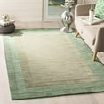 thumbnail image 2 of Safavieh Impressions Collection IM821D Handmade Green and Beige Premium Wool Area Rug (4' x 6'), 2 of 5