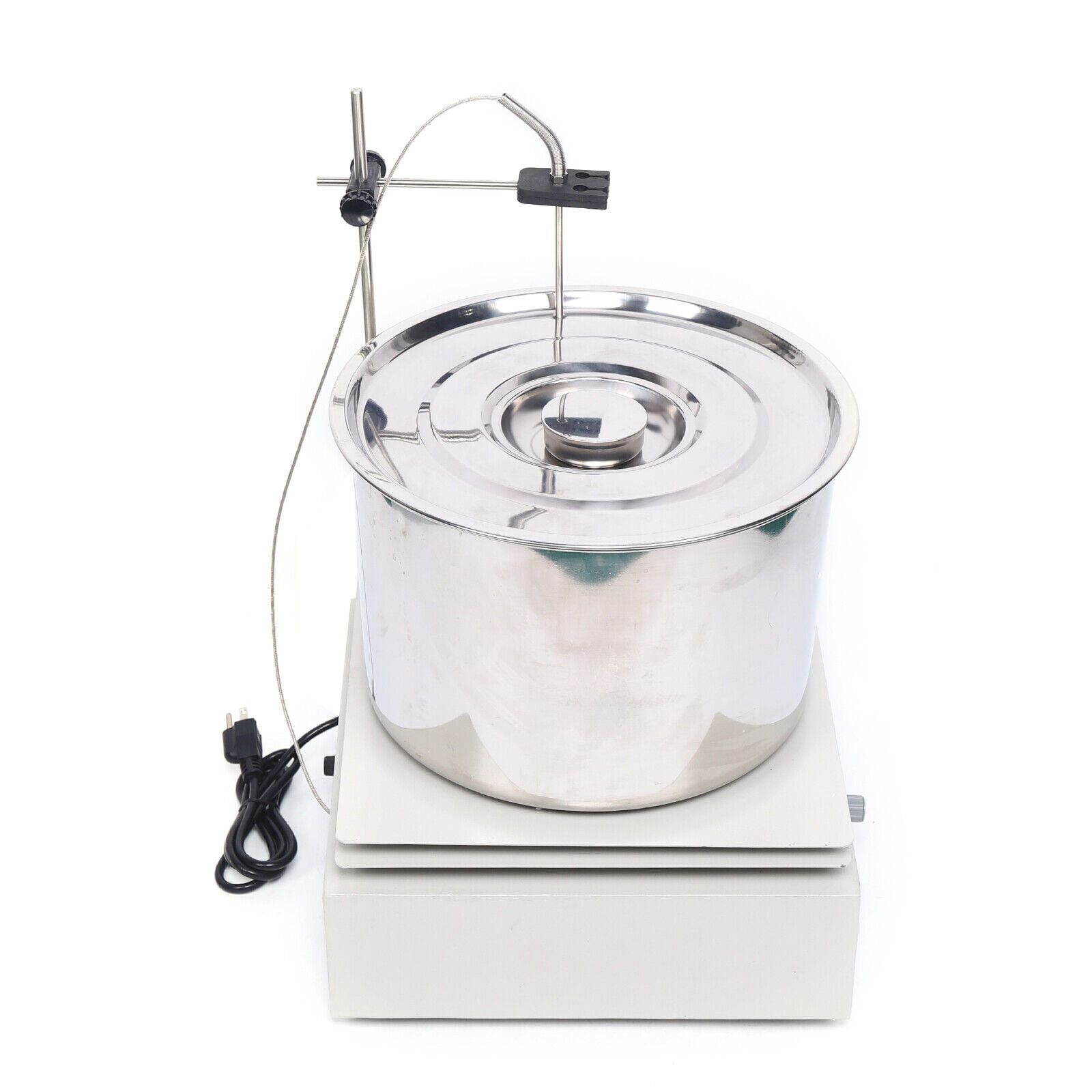 DENSET 10L Heat-Collecting Magnetic Stirrer Water Oil Bath Lab Thermostat Chemical, Lab 0-1400Rpm