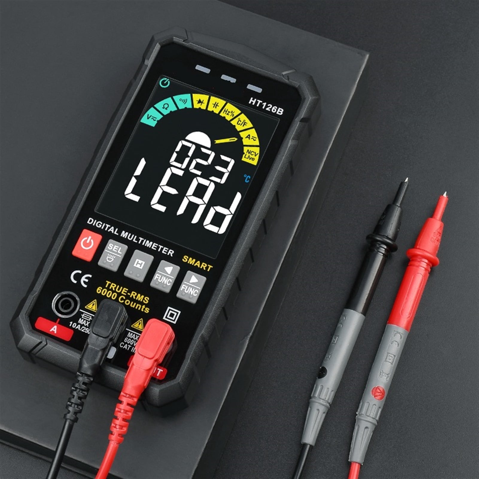 5th Generation Multimeter Digital Professional AC DC TRMS Voltage Current Ohm 60mF Hz DIY Electrician Meter Tester ,Precise Measurements