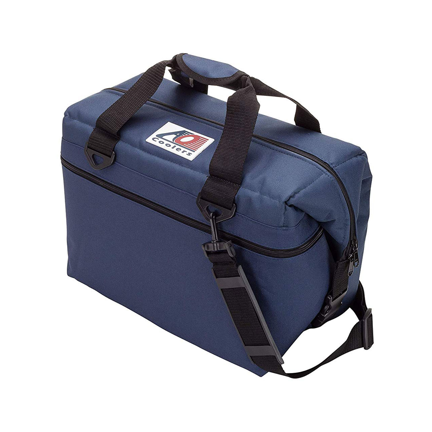 Photo 1 of AO Coolers AO24CH 24 Can Soft Cooler with High-Density Insulation, Navy Blue