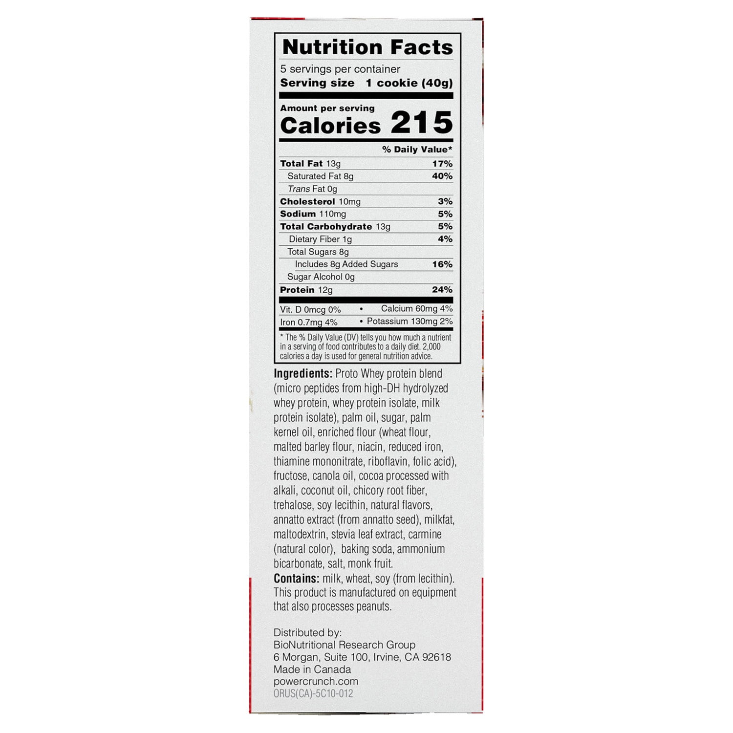 Power Crunch Original Protein Energy Bar, Red Velvet, 1.4 oz, 5 Count