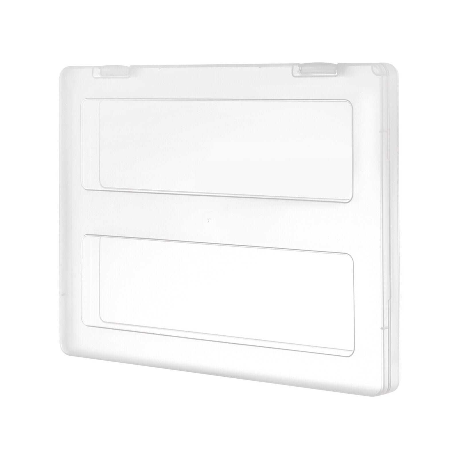 Clear Snap-tight Design File Box, Document Organizer Box,15 Boxes Paper Storage Box Office Accessory PP