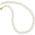 thumbnail image 2 of 14K Yellow Gold 9.5-12mm White Saltwater Cultured South Sea Graduated Pearl Necklace Made In Canada xf468-18, 2 of 5