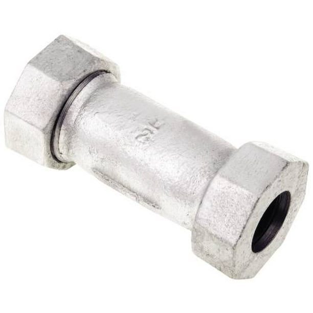 GALVANIZED COMPRESSION COUPLING 1/2" LEAD FREE per 3 Each