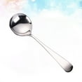 thumbnail image 5 of Raindrops Set of 3 Stainless Steel Soup Spoons with Ergonomic Smooth Handles Kitchen Flatware, 5 of 8