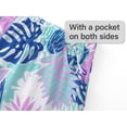 thumbnail image 6 of Topgal Girls Pajamas 2-Piece Set - Blue Purple Tropical Leaf Print Sleepwear Short Sleeve Loungewear Set Size 8, 6 of 6