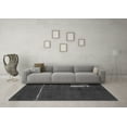 thumbnail image 3 of Ahgly Company Indoor Rectangle Abstract Gray Modern Area Rugs, 2' x 4', 3 of 4