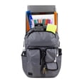thumbnail image 5 of Bodhi Unisex Travel Companion Backpack, Gray, 5 of 6