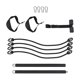 thumbnail image 3 of Kit de Barra de Pilates Portátil, Entrenador de Ejercicio para Fitness, Entrenamiento de Cuerpo Completo, Hombres, 3 of 9