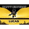 Lego Batman Edible Cake Image Topper Personalized Picture 1/4 Sheet (8"x10.5")