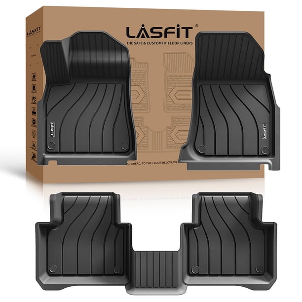 Alfombrillas LASFIT para Porsche Cayenne 2019-2025 TPE negras