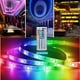 thumbnail image 4 of Tira de luces LED, 32,8 pies, 10 m, tira de luz LED RGB, tira de luces LED que cambian de color, cinta de luces LED 5050 para TV, dormitorio, fiesta y decoración del hogar, resistente al agua, 4 of 7