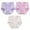 Light Purple, variant on Women's Plus Size 3-Pack Leakproof Panties - Cotton Tummy Control Solid Soft Briefs(Purple, XXL)