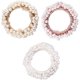 thumbnail image 1 of 3 PCS Pearl Hair Scrunchies Ponytail Styling Accessories for Women and Girls, 1 of 5