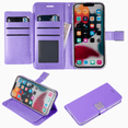 thumbnail image 2 of PU Leather Wallet Protective Flip Case with Durability, 6 Card Slots, Cash Slot, Easy Kickstand View, Secure Lock & Wrist Strap for iPhone 15 Pro (6.1"), 2 of 8