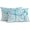 Teal, Aqua, Turquoise, variant on Throw Pillow Covers 20x20 Inch Set of 2, Palm Tree Monstera Waterproof Outdoor Pillow Covers, Cream Beige Leaf Boho Botanical Tropical Decorative Cushion Pillowcases for Patio Garden Couch Bed