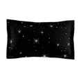 thumbnail image 2 of Starry Night Sky Duvet Cover: Black Microfiber, 2 of 5