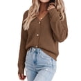 thumbnail image 3 of Fantaslook Knit Cardigan for Women Long Sleeve Open Front Sweaters Button Down Tops Casual Trendy Fall Outfits, 3 of 10
