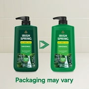 (4 pack) Irish Spring Mens Body Wash, Body Wash for Men, All Skin Types, Original Scent, 30 fl oz Bottle