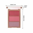 thumbnail image 3 of Powder Blusher, Multi-Function Blush, Three In One Eye Blush Disc, Versatile Makeup Solution with Long-Lasting Pigmentation and Compact Travel-Friendly Design for Daily Use and Special Occasions, 3 of 5