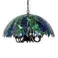 thumbnail image 6 of Meyda Tiffany 246060 8 Light 12" Wide Taper Candle Pendant - MultiColor, 6 of 7
