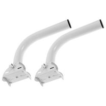 Soimiss 2Pcs Antenna Mount Pole for Outdoor Antenna Installation White Stainless Steel