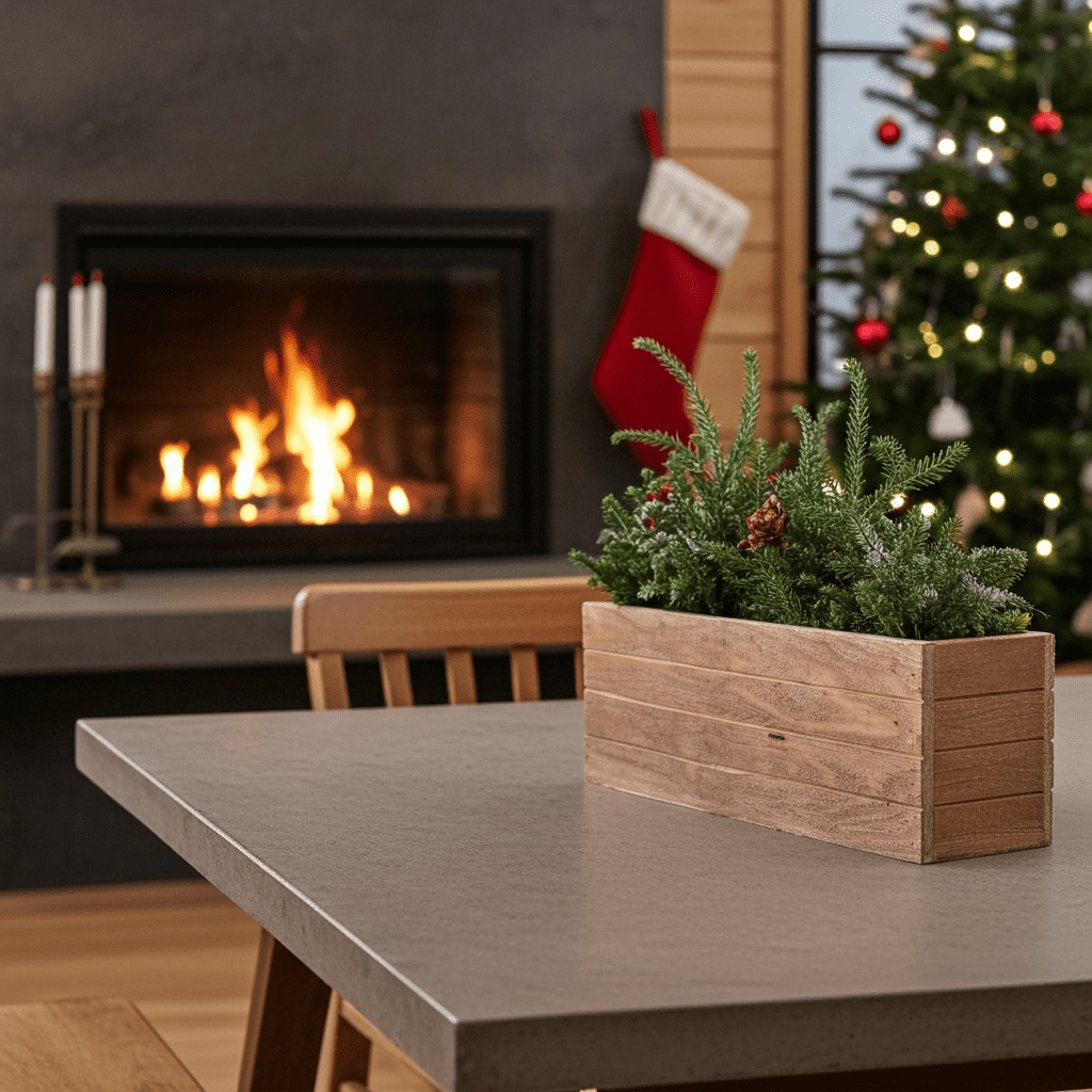 Handmade Rustic Cedar Herb Window Planter Box – Indoor/Outdoor Wooden Plant Pot (24, NeutralCedar)