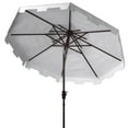 thumbnail image 5 of SAFAVIEH Zimmerman 9' Market Double Top Patio Umbrella, Yellow/White, 5 of 5
