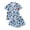 00-Light Blue172, variant on WOYY Girls Matching Halloween Pajamas Short Sleeve Button Down Sleepwear Set, Sizes 3-14