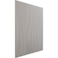 thumbnail image 2 of Ekena Millwork 19 5/8"W x 19 5/8"H Shoreline EnduraWall Decorative 3D Wall Panel, Textured Metallic Silver (Covers 2.67 Sq. Ft.), 2 of 6