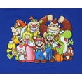 thumbnail image 2 of Super Mario Men's Group Graphic Print T-Shirt Mario Luigi Yoshi Toad, 2 of 3