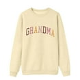thumbnail image 2 of Women's Sweatshirts 2025 Grandma Sweatshirt Long Sleeve Crewneck Casual Pullover Tops Sweatshirt for Women, 2 of 4