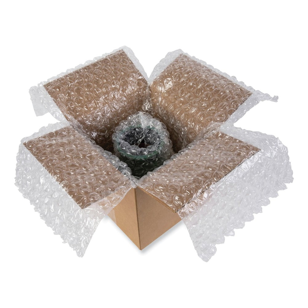 Universal 4087902 12 in. x 30 ft. 0.5 in. Thick Bubble Packaging Perforated Every 12 in. - Clear (6/Carton)
