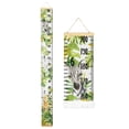 thumbnail image 1 of Wall Mountable Wooden Growth Chart for Kids Height, Natural Animal Design, 79 x 7.9 in., 1 of 4