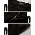 thumbnail image 4 of Pantalones a juego para hombre, ajustados, cónicos, elásticos, casuales 8050, 4 of 5
