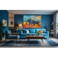 thumbnail image 3 of Elephant Canvas Wall Art Elephant Wall Decor Elephant Canvas Art For Livingroom Bedroom Office, 3 of 6
