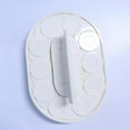 thumbnail image 3 of deevoka Rotary Macaron Stand Pastries Cupcake Display Wedding Sushi Tray White, 3 of 8
