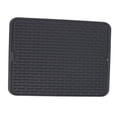 thumbnail image 5 of Rectangular Silicone Dish Drying Mat Heat Insulation Anti Slip Dish Drying Mat with Built in Drain Lip for Kitchen Counter Large Size, 5 of 5