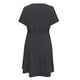 thumbnail image 5 of Vestido largo hasta la rodilla con botones y cuello redondo de manga corta, informal, cómodo, a la moda para mujer Pompotops  ghjkhdj12993, 5 of 5