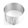 thumbnail image 3 of PENGXIANG Retractable Stainless Steel Mousse Cake Mould Ring Adjustable Circle Mold Bakeware Baking Tool, 3 of 9
