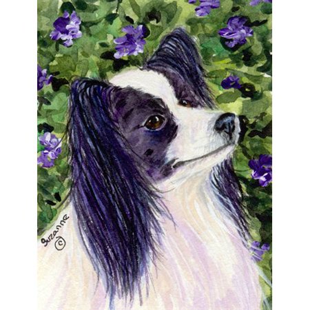 Caroline's Treasures Papillon 2-Sided Garden Flag