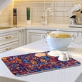 thumbnail image 6 of Yayeee Dish Drying Mat for Kitchen Counter 18"x24" Microfiber Absorbent Pad, Red Geometric Eagle, 6 of 7