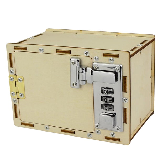 Tecnología Creativa Montessori Dispositivo de DIY caja de bloqueo mecánico juguete de aprendizaje juguetes de educación de de Hugo Caja de bloqueo de rompecabezas creativo