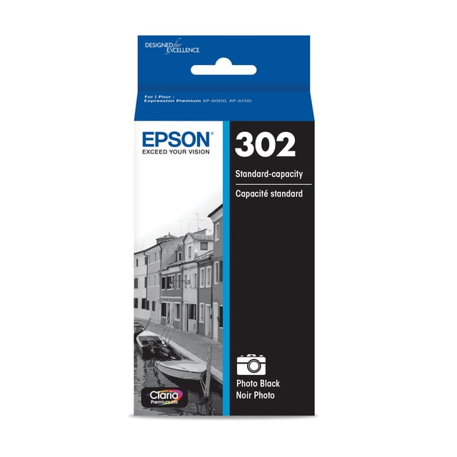 Cartucho de tinta Epson 302 Claria Premium Photo Black T302120-S