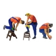 thumbnail image 4 of lionlar 1:87 Scale People Figure Miniatures Mini Human Figurines Realistic Architectural 3pcs Figures Set, 4 of 9